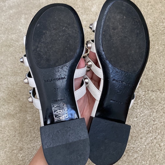 Balenciaga studded gladiator slides sandals size 37 - Picture 8 of 8